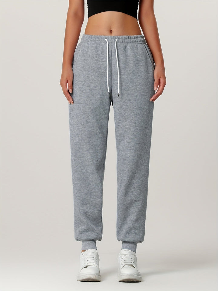 Janne — Varme Joggebukser Dame Fôret med Fleece og Strikk i Livet, Motegalleriet Oslo — bilde 14