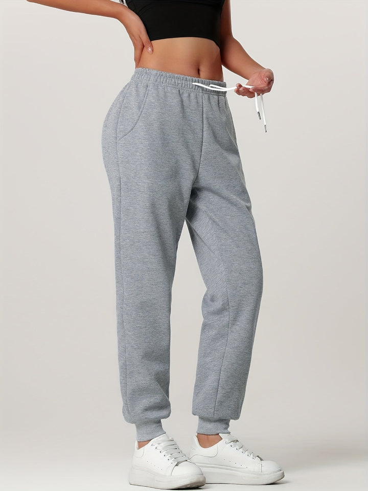 Janne — Varme Joggebukser Dame Fôret med Fleece og Strikk i Livet, Motegalleriet Oslo — bilde 17
