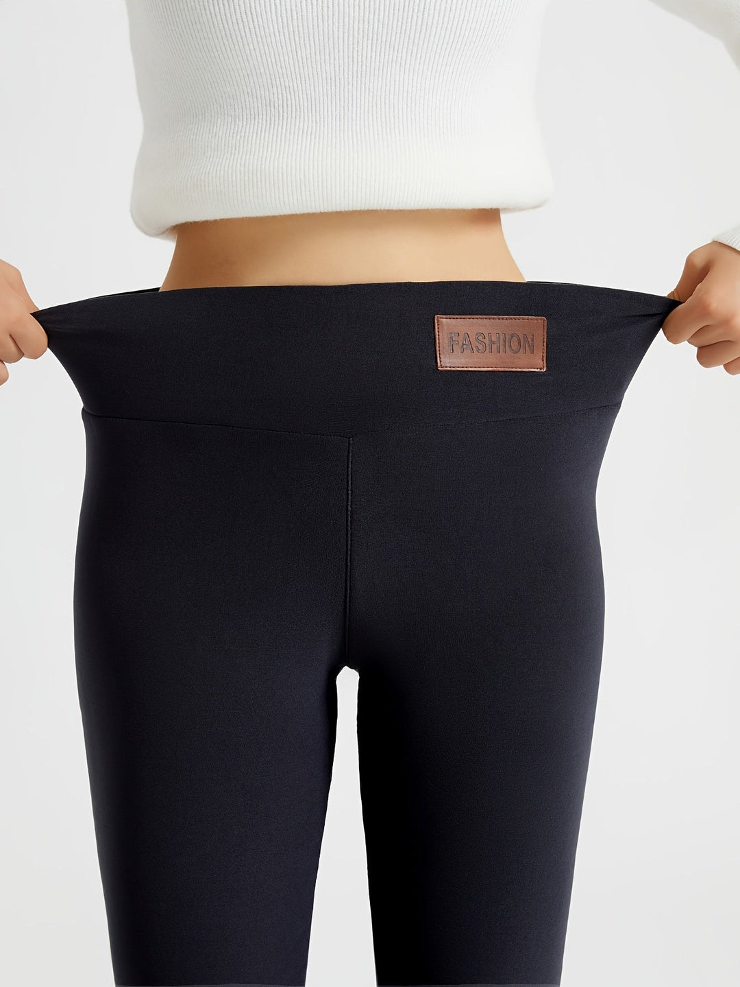 Selma — Varme Fôrede Leggings Dame med Høyt Liv, Motegalleriet Oslo — bilde 8