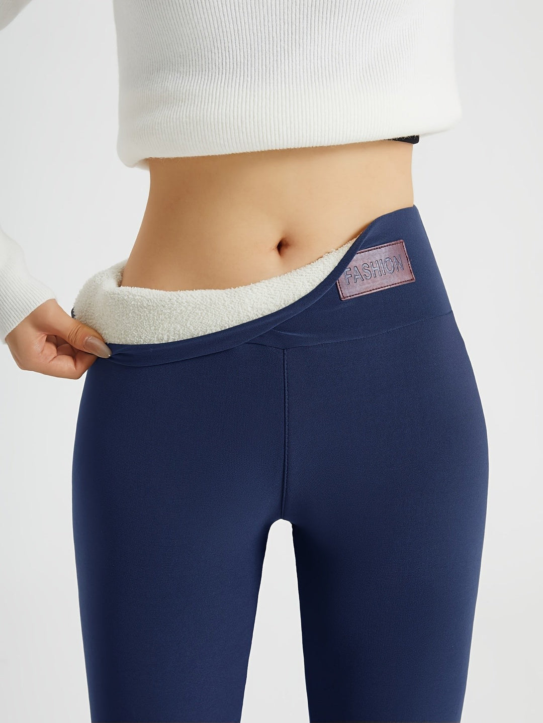 Selma — Varme Fôrede Leggings Dame med Høyt Liv, Motegalleriet Oslo — bilde 14