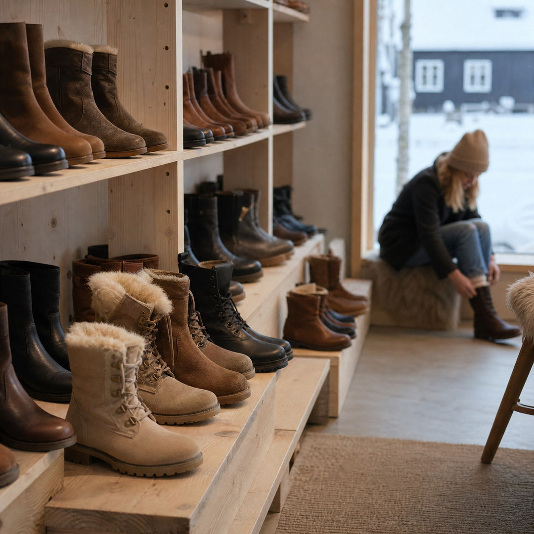 Motegalleriet Oslo vinterstøvler